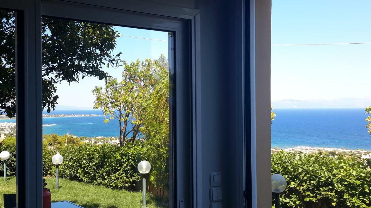 Harris Elegant House Superb View Near Airport Apartment Artemida  Luaran gambar